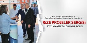 “Rize Projeleri Sergisi” açıldı