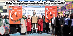 Türkçe’ye karıştırılan yabancı kelimeler Rize’de protesto edildi