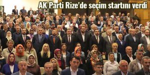 AK Parti Rize'de seçim startını verdi