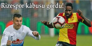 Rizespor kabusu gördü!