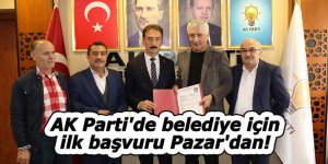 AK Parti'de belediye için ilk başvuru Pazar'dan!