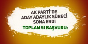 AK Parti’de aday adaylık süreci sona erdi