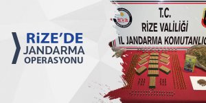 Rize'de jandarmadan uyuşturucu operasyonu