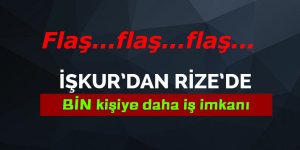 İŞKUR Rize'de 1000 kişiyi daha TYP kapsamında işe alacak