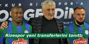 Rizespor yeni transferlerini tanıttı