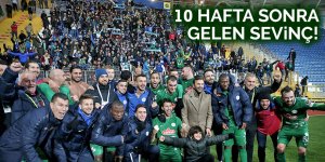 Rizespor'da 10 hafta sonra gelen galibiyet sevinci