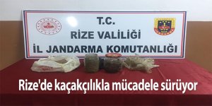 Rize'de kaçakçılıkla mücadele sürüyor