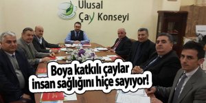 Boya katkılı çaylar insan sağlığını hiçe sayıyor!