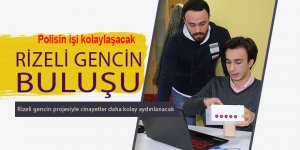 Rizeli gencin projesiyle cinayetler daha kolay aydınlanacak