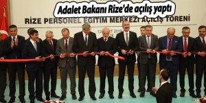 Adalet Bakanı Rize'de açılış yaptı