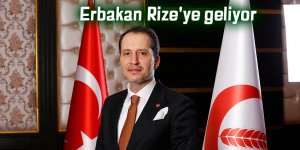 Erbakan Rize'ye geliyor