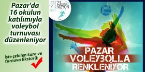 PAZAR’DA VOLEYBOL TURNUVASI