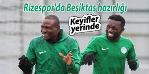 Çaykur Rizespor'da Beşiktaş maçı hazırlıkları