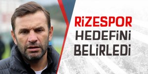 Çaykur Rizespor'da hedef ilk beş