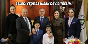 BELEDİYEDE 23 NİSAN DEVİR TESLİMİ