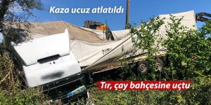 Kaza ucuz atlatıldı