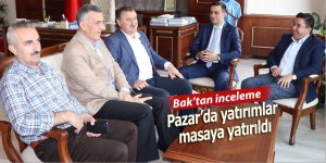 Osman Aşkın Bak Pazar'da yatırımları sorguladı