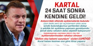 Kartal 24 saat sonra kendine geldi!