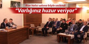 Rize Valisi ekipleri topladı