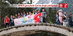 KYK'lı gençlerle Çat'ta doğa yürüyüşü