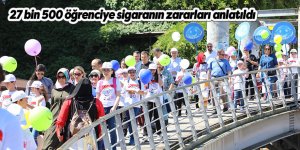 27 bin 500 öğrenciye sigaranın zararları anlatıldı