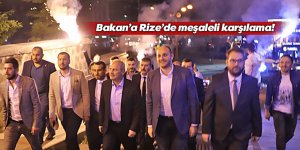 Bakan Turhan Rize'de Sahur'a katıldı