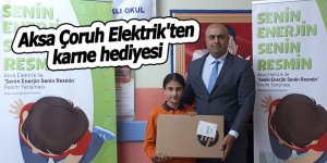 Aksa Çoruh Elektrik'ten karne hediyesi