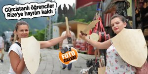 Gürcistanlı öğrenciler Rize'yi gezdi