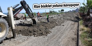 Rize bisiklet yoluna kavuşuyor