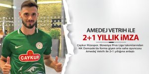 Rizespor, Amedej Vetrih ile 2+1 yıllığına anlaştı