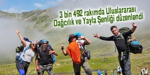 3 bin 492 rakımda Uluslararası Dağcılık ve Yayla Şenliği düzenlendi