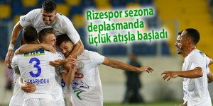 Rizespor sezona deplasmanda üçlük atışla başladı