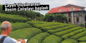 Çayeli Uluslararası Resim Çalıştayı başladı