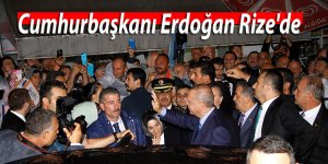 Cumhurbaşkanı Erdoğan Rize'de