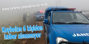 Kaybolan 6 kişiden haber alınamıyor