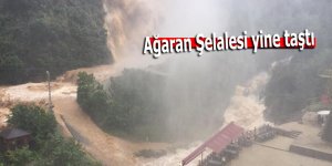 Ağaran Şelalesi yine taştı