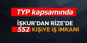 İŞKUR Rize'de 552 kişiyi işe alacak