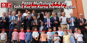 Pazar Müftülüğü 4-6 yaş Sahil Kur'an Kursu hizmete açıldı