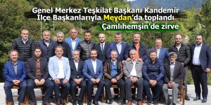 Çamlıhemşin Meydan Köyünde AK Parti zirvesi!