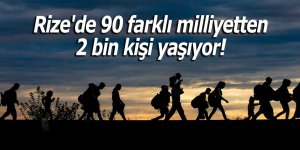 Rize'de 90 farklı milliyetten 2 bin kişi yaşıyor!