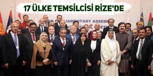 17 ülke temsilcisi Rize'de