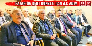 Pazar'da Kent Konseyi için ilk adım