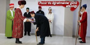 Pazar'da öğretmenler günü etkinliği