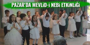 Pazar'da Mevlid-i Nebi etkinliği