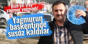 Yağmurun başkentinde susuz kaldılar