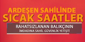 Ardeşen sahilinde sıcak saatler