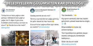 Belediyelerin gülümseten kar diyaloğu