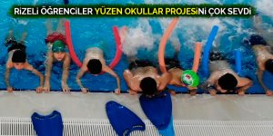 Rizeli öğrenciler yüzen okullar projesini çok sevdi