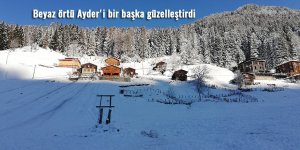 Beyaz örtü Ayder'i bir başka güzelleştirdi