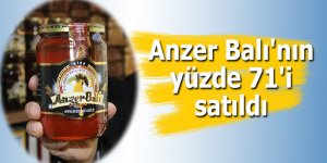 Anzer Balı'nın yüzde 71'i satıldı